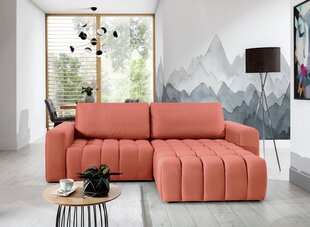 Stūra dīvāns Bonett, rozā cena un informācija | Stūra dīvāni | 220.lv