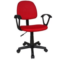 Biroja krēsls Akord FD-3, sarkans/melns cena un informācija | Biroja krēsli | 220.lv