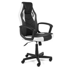Spēļu krēsls Akord F4G FG-19, balts/melns cena un informācija | Biroja krēsli | 220.lv
