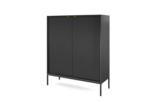 Kumode AKL Furniture Nova Sands K104, melna cena un informācija | Kumodes | 220.lv