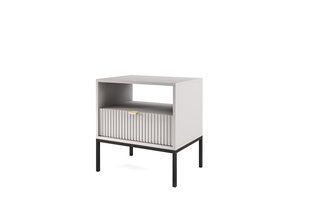 Прикроватная тумба AKL Furniture Nova Sands S54, серый цвет цена и информация | Прикроватные тумбочки | 220.lv