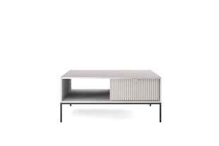 Kafijas galdiņš AKL Furniture Nova Sands L104, pelēks cena un informācija | Žurnālgaldiņi | 220.lv