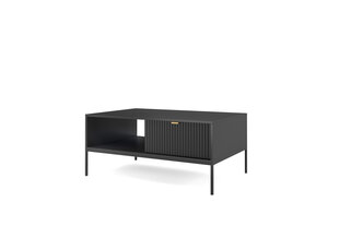 Kafijas galdiņš AKL Furniture Nova Sands L104, melns cena un informācija | Žurnālgaldiņi | 220.lv