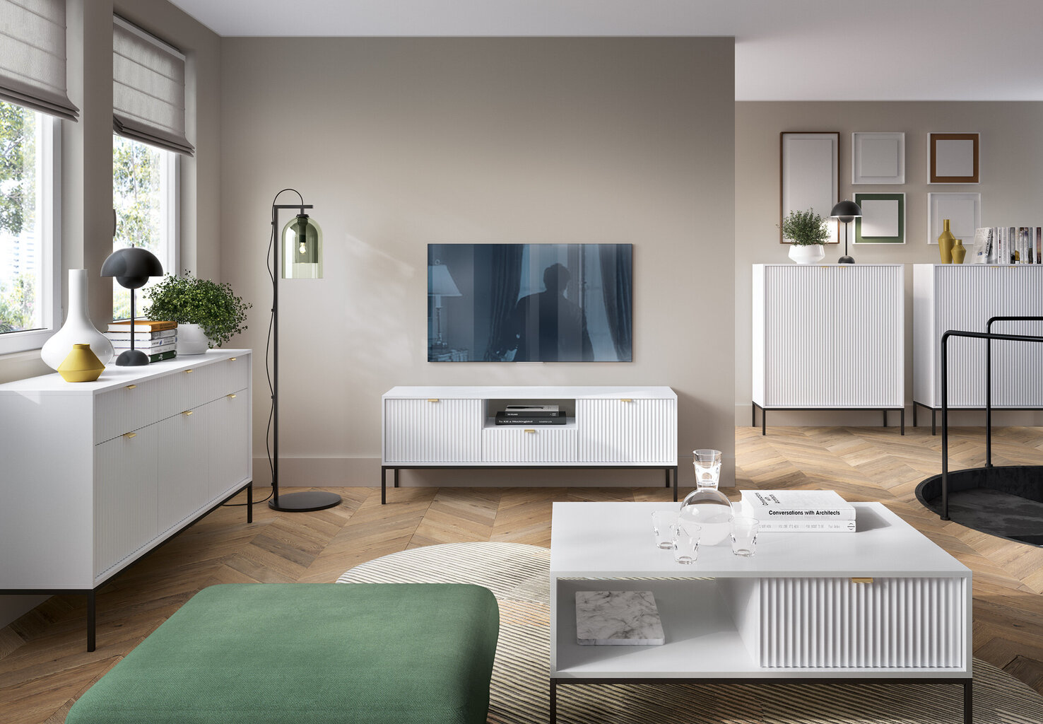 Kumode AKL Furniture Nova Sands KSZ154, balta cena un informācija | Kumodes | 220.lv