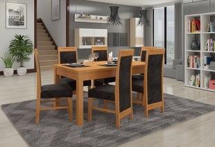 Обеденный комплект ADRK Furniture Rodos 57, коричневый/серый цвет цена и информация | Комплекты мебели для столовой | 220.lv