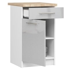 Кухонный шкаф Akord Oliwia S50, серый/белый цвет цена и информация | Кухонные шкафчики | 220.lv