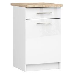 Кухонный шкаф Akord Oliwia S50, белый цвет цена и информация | Кухонные шкафчики | 220.lv