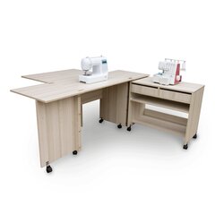 Transformējams šūšanas galds Create M+ R38002LN, brūns cena un informācija | Šūšanas piederumi | 220.lv