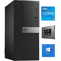 7040 MT i5-6400 4GB 120GB SSD Windows 10 Pro cena un informācija | Stacionārie datori | 220.lv