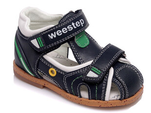 Sandales zēniem Weestep, melnas cena un informācija | Bērnu sandales | 220.lv