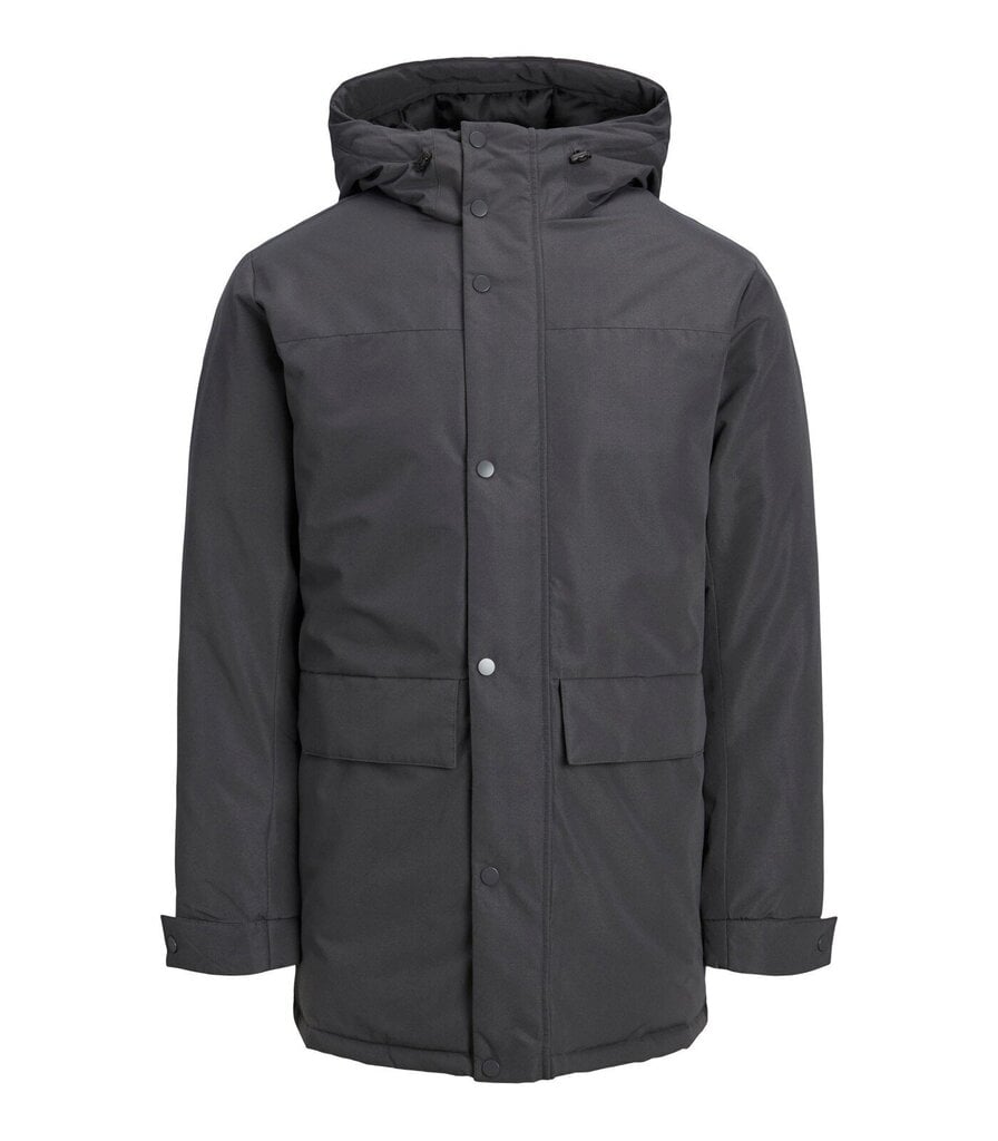 Jack & Jones vīriešu parka 250g 12236015*02, tumši pelēks 5715426383235 cena un informācija | Vīriešu virsjakas | 220.lv