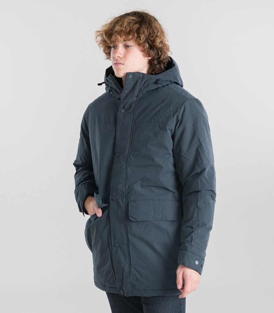 Jack & Jones vīriešu parka 250g 12236015*02, tumši pelēks 5715426383235 cena un informācija | Vīriešu virsjakas | 220.lv