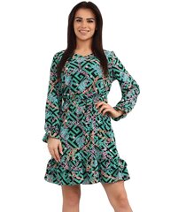 Женское платье Gast 232897 01,  цвет: тёмно-зелёный /оранжевый 232897*01-046 цена и информация | Платья | 220.lv