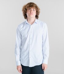 Мужская рубашка Espada 860623 02, белый/синий 860623*02-XL цена и информация | Мужские футболки | 220.lv