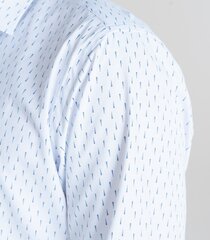 Мужская рубашка Espada 860623 02, белый/синий 860623*02-XL цена и информация | Мужские футболки | 220.lv