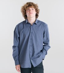 Мужская рубашка Espada 862910 01, джинсовый/тёмно-синий 862910*01-XL цена и информация | Мужские рубашки | 220.lv