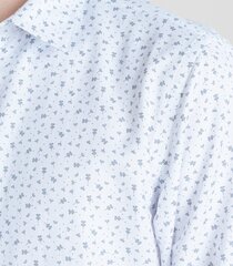 Мужская рубашка Espada 863780 01, белый/черный 863780*01-XL цена и информация | Мужские рубашки | 220.lv