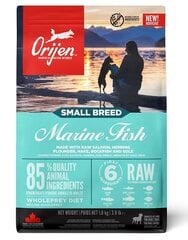 Orijen Small Breed для собак мелких пород с лососем и сельдью, 1,8 кг цена и информация |  Сухой корм для собак | 220.lv