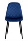 Virtuves krēsls eHokery, 43x52x83 cm, zils cena un informācija | Virtuves un ēdamistabas krēsli | 220.lv