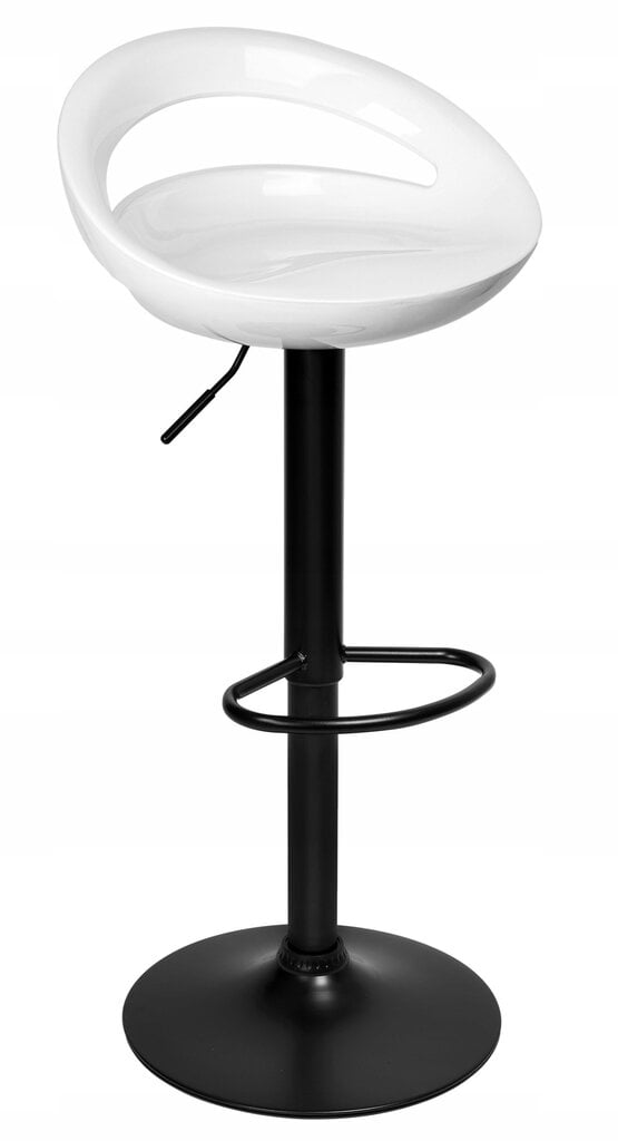 Bāra krēsls eHokers, 97 cm, balts cena un informācija | Virtuves un ēdamistabas krēsli | 220.lv