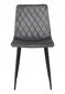 Ēdamistabas krēsls eHockers, 45x54x89 cm, pelēks cena un informācija | Virtuves un ēdamistabas krēsli | 220.lv