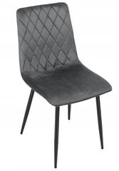 Ēdamistabas krēsls eHockers, 45x54x89 cm, pelēks cena un informācija | Virtuves un ēdamistabas krēsli | 220.lv
