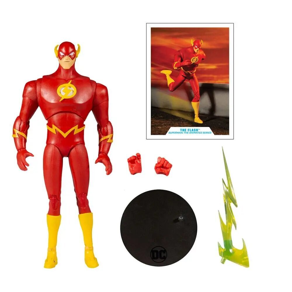 Figūra DC Multiverse The Flash Superman: The Animated Series, 18 cm cena un informācija | Rotaļlietas zēniem | 220.lv