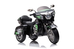 Vienvietīgs bērnu trīsriteņu elektromotocikls Goldwing NEL-R1800GS, melns cena un informācija | Bērnu elektroauto | 220.lv