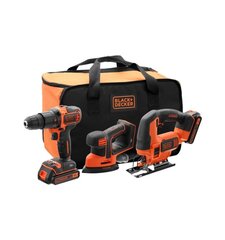 Набор инструментов Black&Decker BDCJS18N, 3 шт цена и информация | Механические инструменты | 220.lv