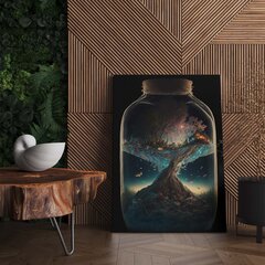 100x150см Волшебный мир в стекле цена и информация | Картины | 220.lv