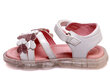 Sandales meitenēm Weestep, baltas/rozā cena un informācija | Bērnu sandales | 220.lv