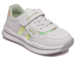 Спортивная обувь для девочек Weestep, белая цена и информация | Стильные кеды для детей | 220.lv