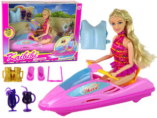 Motorlaivas leļļu komplekts, rozā krāsā cena un informācija | Rotaļlietas meitenēm | 220.lv