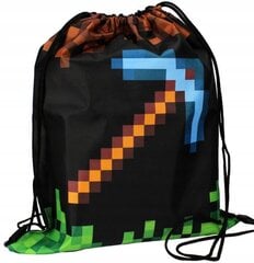 Soma-mugursoma sporta apģērbam Starpak Pixel Game Pickaxe 485859, 40x34 cm цена и информация | Школьные рюкзаки, спортивные сумки | 220.lv