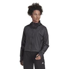 Jaka sievietēm Adidas Versatile Elements Windbreaker W H59070, melna cena un informācija | Sieviešu virsjakas | 220.lv