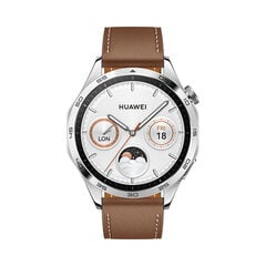 Huawei Watch GT 4 46mm Brown Leather 55020BGW цена и информация | Huawei Умные часы и браслеты | 220.lv