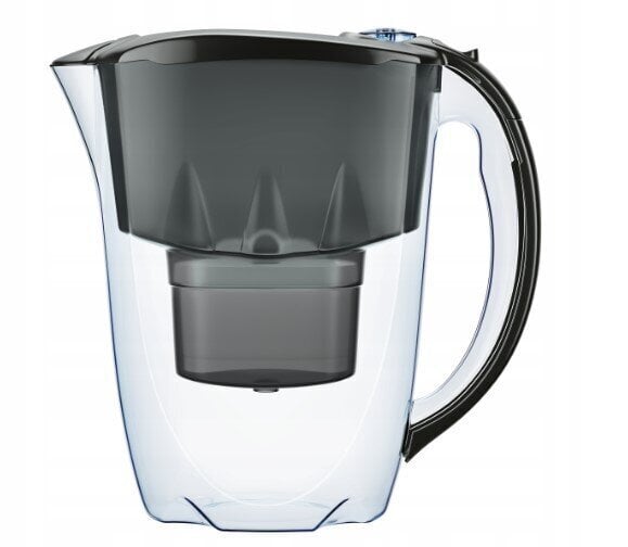 Ūdens filtrs - krūze Aquaphor Amethyst +10 filtri, melnā krāsā cena un informācija | Ūdens filtri | 220.lv