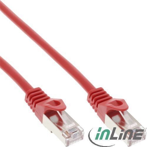 InLine 72503R, RJ45 CAT5e SF/UTP , 3 m cena un informācija | Kabeļi un vadi | 220.lv