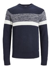 Jack & Jones džemperis bērniem 12236760*01, tumši zils/balts 5715428217699 cena un informācija | Zēnu jakas, džemperi, žaketes, vestes | 220.lv