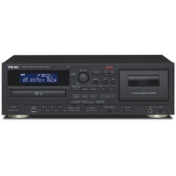 Проигрыватель кассет и CD Teac AD-850-SE/B чёрный цена и информация | Видеопроигрыватели | 220.lv