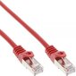 InLine 72502R, RJ45 CAT5e F/UTP, 2 m cena un informācija | Kabeļi un vadi | 220.lv