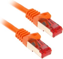 InLine 76450O, RJ45 CAT6 S/FTP, 50 см цена и информация | Кабели и провода | 220.lv