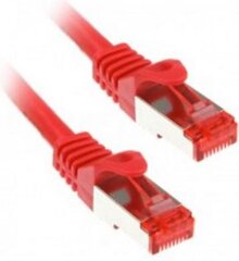 InLine 76411R, RJ45 CAT6 S/FTP, 1 м цена и информация | Кабели и провода | 220.lv