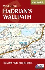 Hadrian's Wall Path Map Booklet: 1:25,000 OS Route Mapping 2nd Revised edition цена и информация | Путеводители, путешествия | 220.lv