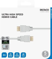 Deltaco, HDMI, 2 м цена и информация | Кабели и провода | 220.lv