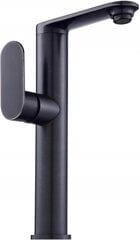 Mexen Milo высокий смеситель для раковины с боковой ручкой, черный цена и информация | Смесители | 220.lv