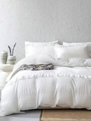 Ruffle Decor gultas veļas komplekts (229x229 cm), 3 daļas cena un informācija | Gultas veļas komplekti | 220.lv