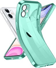 Soundberry transparent silicone  Apple iPhone 11 green цена и информация | Чехлы для телефонов | 220.lv