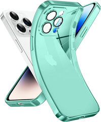 Soundberry transparent silicone  Apple iPhone 14 Pro green цена и информация | Чехлы для телефонов | 220.lv