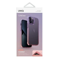 UNIQ etui Combat Duo iPhone 14 Pro Max 6,7" liliowo-różowy|lilac lavender-pink цена и информация | Чехлы для телефонов | 220.lv